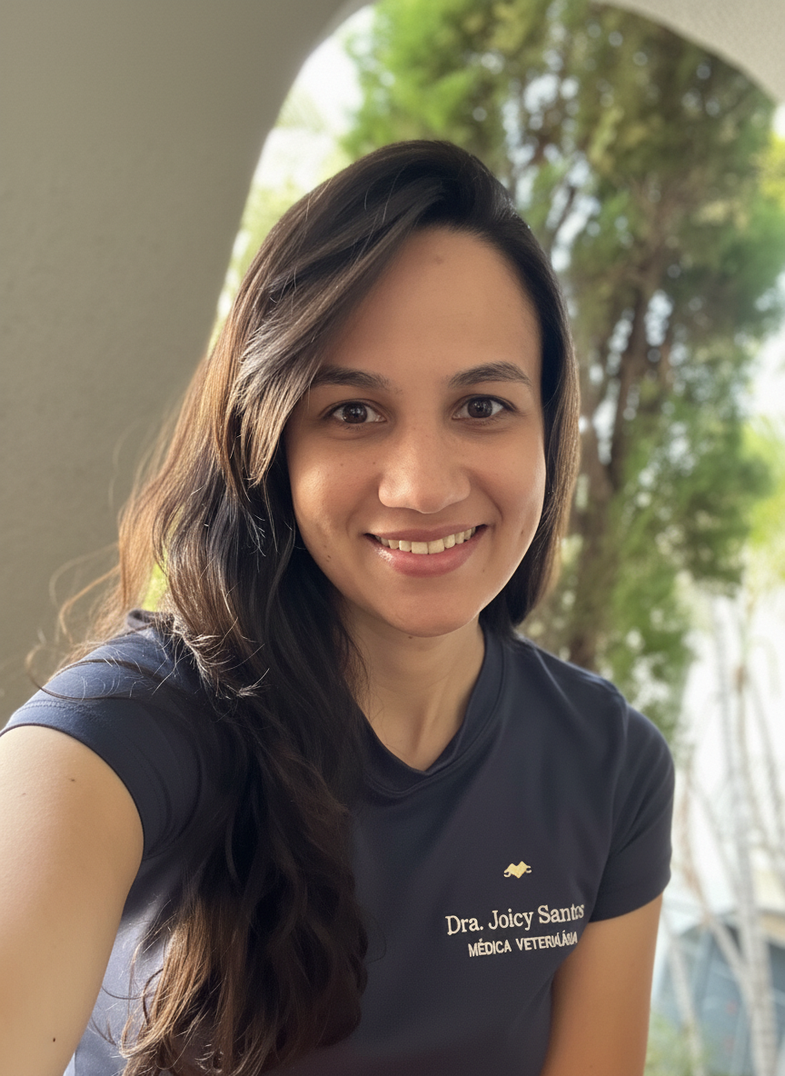 Dra. Joicy F. Santos, médica veterinária — NutriVet